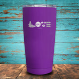 Fitness Love Coated Drinkware