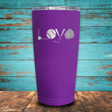 Baseball Love Coated Drinkware