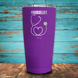 Nurse Life Coated Drinkware