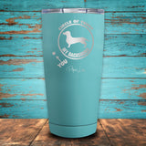 Circle Of Trust Dachshund Coated Drinkware