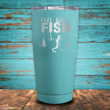 Reel Girls Fish Coated Drinkware
