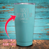 This is Your Cup (Custom Name) Coated Drinkware