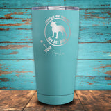 Circle Of Trust Pit Bull Coated Drinkware