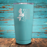 Even Mermaids Need Some Coffee Coated Drinkware