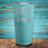 Father's Day Bucket List Coated Drinkware