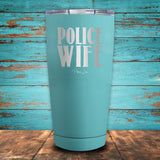 Police Wife Coated Drinkware