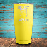 Bearly Awake Coated Drinkware