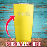 Custom Personalized Coated Drinkware