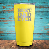 Best Dad Ever Coated Drinkware
