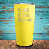 Joker Toker Midnight Smoker Coated Drinkware