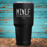MILF - Mom in Love with a Fisherman Coated Drinkware