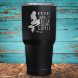 Even Mermaids Need Some Coffee Coated Drinkware