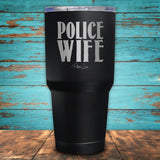 Police Wife Coated Drinkware
