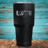Barrel Racing Love Coated Drinkware