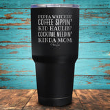Peppa Watchin' Wine Sippin Coated Drinkware