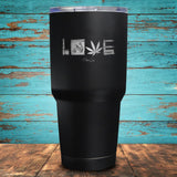 Weed Love Coated Drinkware