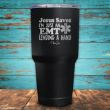 Jesus Saves EMT Coated Drinkware