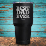 Best Dad Ever Coated Drinkware