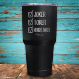 Joker Toker Midnight Smoker Coated Drinkware