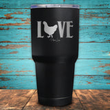 Chicken Love Coated Drinkware