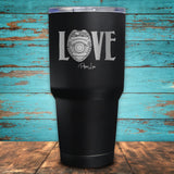 Police Love Simple Coated Drinkware