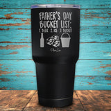 Father's Day Bucket List Coated Drinkware