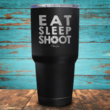 Eat Sleep Shoot Coated Drinkware