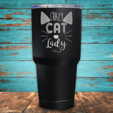 Crazy Cat Lady Coated Drinkware