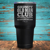 Grumpy Old Man Club Coated Drinkware