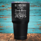Jesus And A Bloody Mary Coated Drinkware