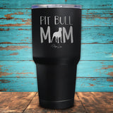 Pit Bull Mom Coated Drinkware