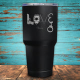 Police Love Coated Drinkware