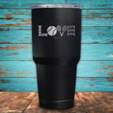 Tennis Love Coated Drinkware