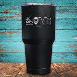 Hockey Love Coated Drinkware