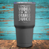 I Spilled Vodka In My Orange Juice Coated Drinkware