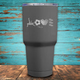Soccer Love Coated Drinkware