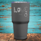 Police Love Coated Drinkware