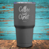 Coffee and Christ Coated Drinkware