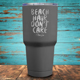 Beach Hair, Don't Care Coated Drinkware