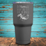 A Mermaid Doesn't Lose Sleep Coated Drinkware