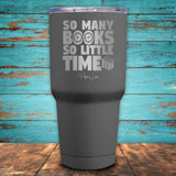 So Many Books, So Little Time Coated Drinkware