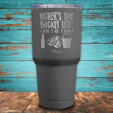 Father's Day Bucket List Coated Drinkware