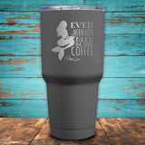 Even Mermaids Need Some Coffee Coated Drinkware
