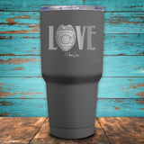Police Love Simple Coated Drinkware