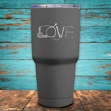 Hair Stylist Love Coated Drinkware