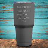 Drink Read Wear Live Coated Drinkware