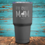 Pit Bull Mom Coated Drinkware