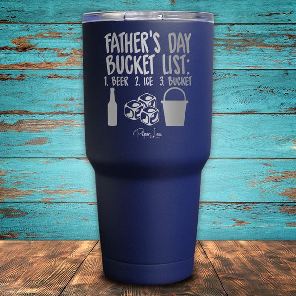 Father's Day Bucket List Coated Drinkware