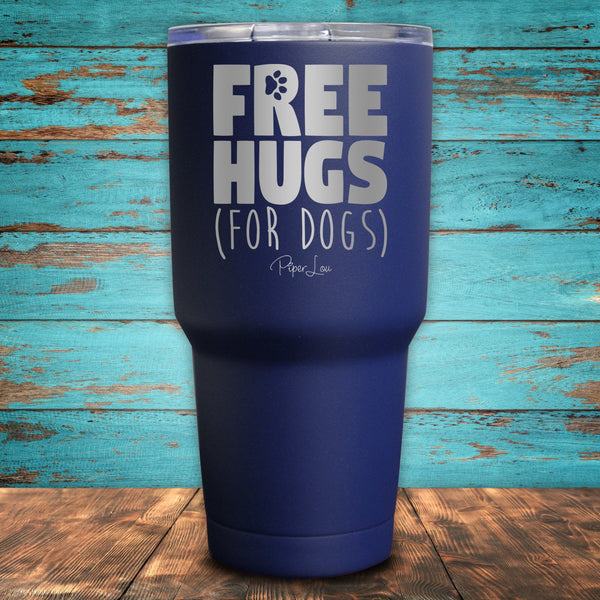 Free Hugs (for dogs) Coated Drinkware