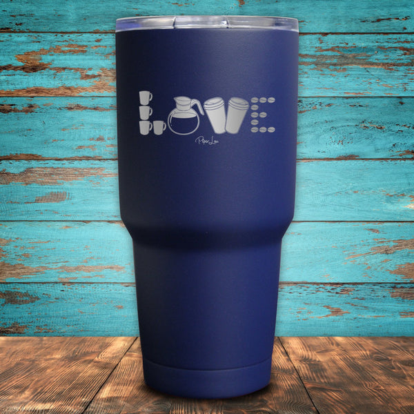 Coffee Love Coated Drinkware